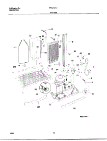 12 - System parts for Frigidaire Refrigerator FRS23ZTJQ2 from AppliancePartsPros.com