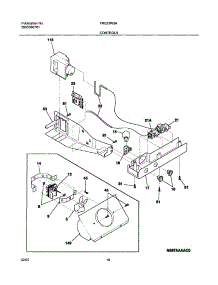 11 - Controls parts for Frigidaire Refrigerator FRS23W3AW5 from AppliancePartsPros.com