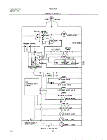 21 - Wiring Schematic parts for Frigidaire Refrigerator FRS23X3AW0 from AppliancePartsPros.com