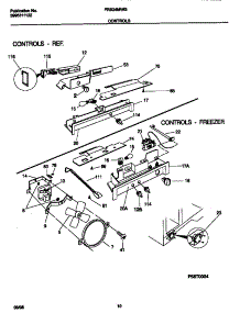 06 - Controls parts for Frigidaire Refrigerator FRS24MWGW1 from AppliancePartsPros.com