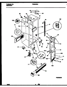 04 - Cabinet Parts parts for Frigidaire Refrigerator FRS24WRAD3 from AppliancePartsPros.com