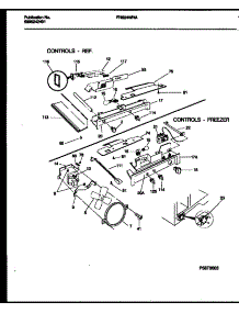 06 - Refrigerator Control Assembly, Damp parts for Frigidaire Refrigerator FRS24WRAD3 from AppliancePartsPros.com