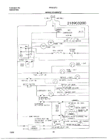 20 - Wiring Schematic parts for Frigidaire Refrigerator FRS23ZTJQ2 from AppliancePartsPros.com