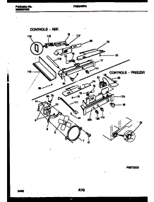 06 - Refrigerator Control Assembly, Damp parts for Frigidaire Refrigerator FRS24WRAD2 from AppliancePartsPros.com