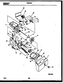 09 - Ice Dispenser parts for Frigidaire Refrigerator FRS24WRAW2 from AppliancePartsPros.com