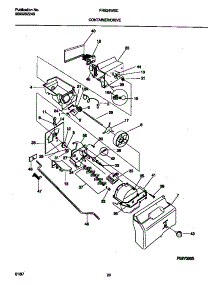 09 - Container / Drive parts for Frigidaire Refrigerator FRS24WSCB5 from AppliancePartsPros.com