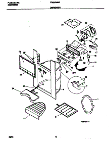 08 - Dispenser parts for Frigidaire Refrigerator FRS24WSGD2 from AppliancePartsPros.com