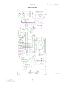23 - Wiring Diagram parts for Frigidaire Refrigerator FRS26F4DQ3 from AppliancePartsPros.com
