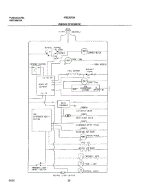 20 - Wiring Schematic parts for Frigidaire Refrigerator FRS26F5AB6 from AppliancePartsPros.com