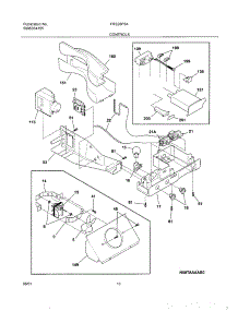 11 - Controls parts for Frigidaire Refrigerator FRS26F5AQ0 from AppliancePartsPros.com