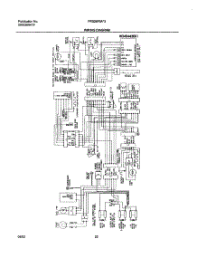 22 - Wiring Diagram parts for Frigidaire Refrigerator FRS26F5AW4 from AppliancePartsPros.com
