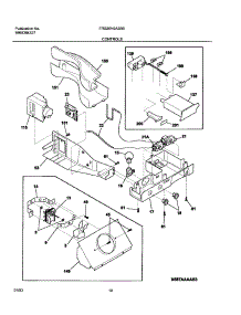 11 - Controls parts for Frigidaire Refrigerator FRS26H5ASB5 from AppliancePartsPros.com