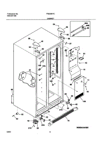 07 - Cabinet parts for Frigidaire Refrigerator FRS26H7CQ0 from AppliancePartsPros.com