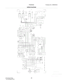 23 - Wiring Diagram parts for Frigidaire Refrigerator FRS26BH6CQ3 from AppliancePartsPros.com
