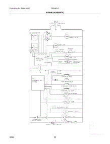 22 - Wiring Schematic parts for Frigidaire Refrigerator FRS26F4CW2 from AppliancePartsPros.com