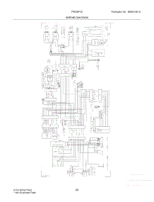 23 - Wiring Diagram parts for Frigidaire Refrigerator FRS26F4DB2 from AppliancePartsPros.com