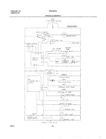 20 - Wiring Schematic parts for Frigidaire Refrigerator FRS26F5AB0 from AppliancePartsPros.com