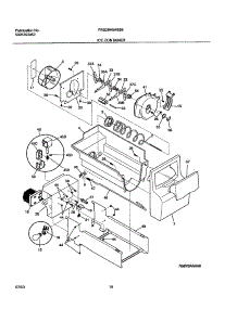 17 - Ice Container parts for Frigidaire Refrigerator FRS26H5ASB6 from AppliancePartsPros.com