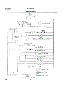 20 - Wiring Schematic parts for Frigidaire Refrigerator FRS26H5ASB6 from AppliancePartsPros.com
