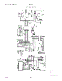 22 - Wiring Schematic parts for Frigidaire Refrigerator FRS26FCDW1 from AppliancePartsPros.com