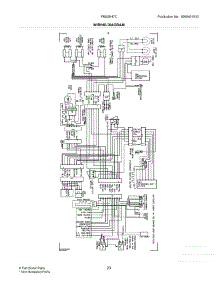 23 - Wiring Diagram parts for Frigidaire Refrigerator FRS26H7CB3 from AppliancePartsPros.com