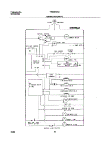 20 - Wiring Schematic parts for Frigidaire Refrigerator FRS26H5ASB1 from AppliancePartsPros.com