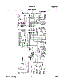21 - Wiring Diagram parts for Frigidaire Refrigerator FRS26H5ASB0 from AppliancePartsPros.com