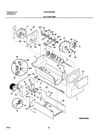 17 - Ice Container parts for Frigidaire Refrigerator FRS26HBBSB3 from AppliancePartsPros.com