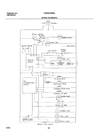 20 - Wiring Schemaric parts for Frigidaire Refrigerator FRS26HBBSB3 from AppliancePartsPros.com