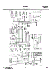 21 - Wiring Diagram parts for Frigidaire Refrigerator FRS26HF7BB2 from AppliancePartsPros.com