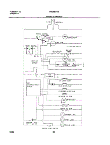 20 - Wiring Schematic parts for Frigidaire Refrigerator FRS26HF7BW1 from AppliancePartsPros.com