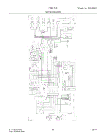 23 - Wiring Diagram parts for Frigidaire Refrigerator FRS26HR4DB6 from AppliancePartsPros.com