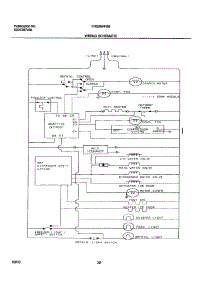 20 - Wiring Schematic parts for Frigidaire Refrigerator FRS26HF6BB2 from AppliancePartsPros.com
