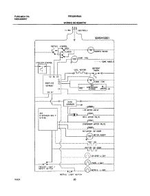 20 - Wiring Schematic parts for Frigidaire Refrigerator FRS26HR4AB0 from AppliancePartsPros.com