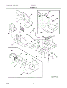 11 - Controls parts for Frigidaire Refrigerator FRS26KF6DB0 from AppliancePartsPros.com