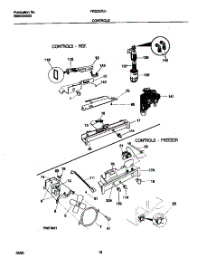 06 - Controls parts for Frigidaire Refrigerator FRS20ZGJB0 from AppliancePartsPros.com