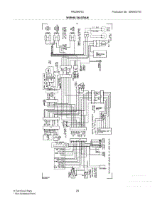 23 - Wiring Diagram parts for Frigidaire Refrigerator FRS26KF6CW3 from AppliancePartsPros.com