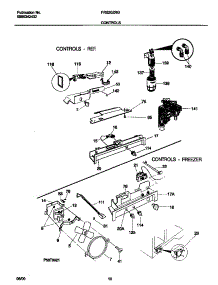 06 - Controls parts for Frigidaire Refrigerator FRS20ZRGB9 from AppliancePartsPros.com