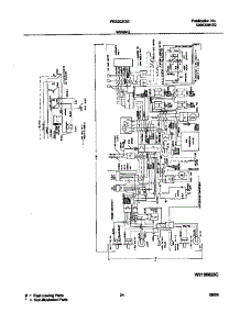 12 - Wiring Diaram parts for Frigidaire Refrigerator FRS20ZGGW0 from AppliancePartsPros.com