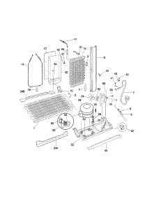 System parts for Frigidaire Refrigerator FRS20ZGGB3 from AppliancePartsPros.com
