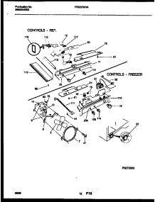 07 - Refrigerator Control Assembly, Damp parts for Frigidaire Refrigerator FRS22WHAD0 from AppliancePartsPros.com