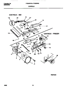 06 - Controls parts for Frigidaire Refrigerator FRS22WNBD1 from AppliancePartsPros.com
