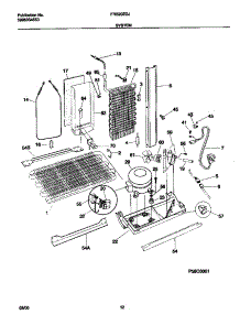07 - System parts for Frigidaire Refrigerator FRS20ZGJD0 from AppliancePartsPros.com