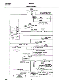 11 - Wiring Schematic parts for Frigidaire Refrigerator FRS20ZRGB9 from AppliancePartsPros.com