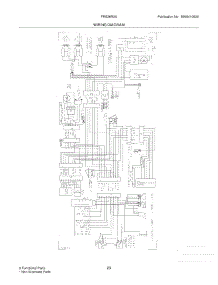 21 - Wiring Diagram parts for Frigidaire Refrigerator FRS26R2AW9 from AppliancePartsPros.com