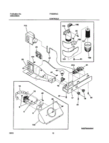 11 - Controls parts for Frigidaire Refrigerator FRS26R4CW1 from AppliancePartsPros.com