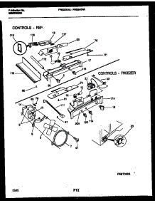 07 - Refrigerator Control Assembly, Damp parts for Frigidaire Refrigerator FRS24XHAD0 from AppliancePartsPros.com