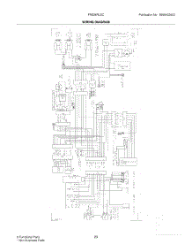 23 - Wiring Diagram parts for Frigidaire Refrigerator FRS26RLECSC from AppliancePartsPros.com