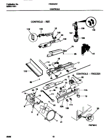 06 - Controls parts for Frigidaire Refrigerator FRS24ZSFB1 from AppliancePartsPros.com