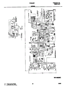12 - Wiring Diagram parts for Frigidaire Refrigerator FRS24ZSFB1 from AppliancePartsPros.com